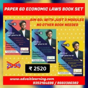 Paper 6D – Economic Laws Book Set 2520