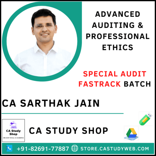 CA Sarthak Jain Pendrive Classes Special Audit Faster