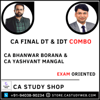CA Bhanwar Borana and CA Yashvant Mangal CA Final DT IDT Fastrack Combo