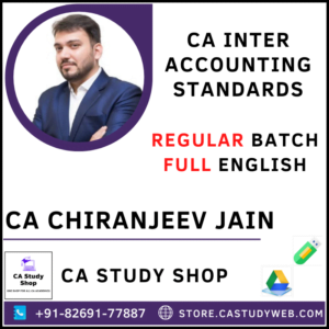 CA Chiranjeev Jain Pendrive Classes CA Inter Accounting Standards