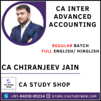 CA Chiranjeev Jain CA Inter Advanced Accounts Full Course