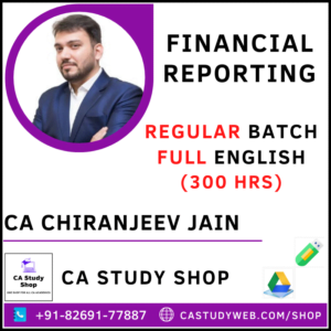 CA Chiranjeev Jain Pendrive Classes Financial Reporting Full English