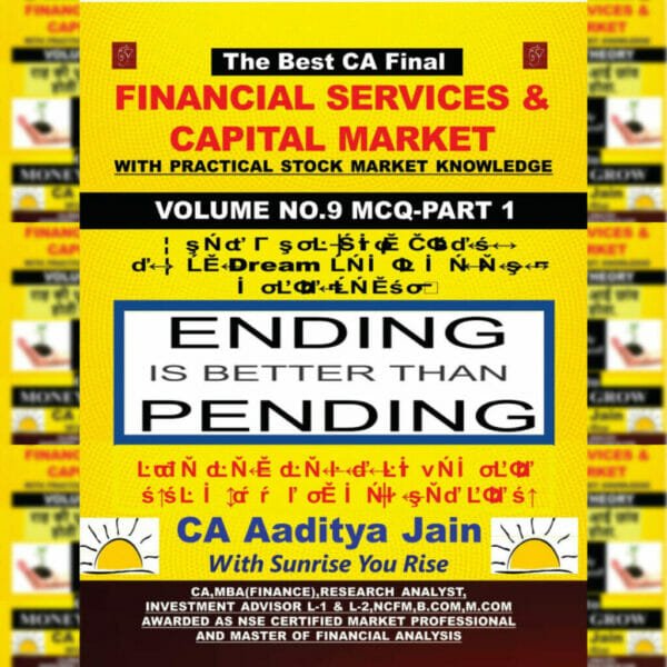 CA FINAL FINANCIAL SERVICES & CAPITAL MARKET FULL BOOKS SET BY CA AADITYA JAIN