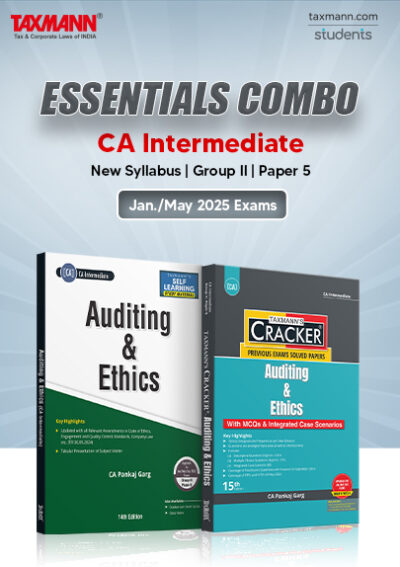 CA Pankaj Garg Inter Audit Study Material and Cracker Book Combo