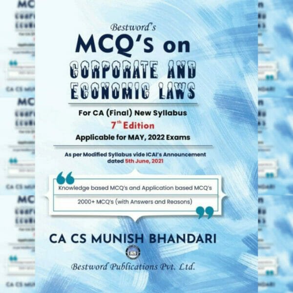 Munish Bhandari MCQs Book CA Final