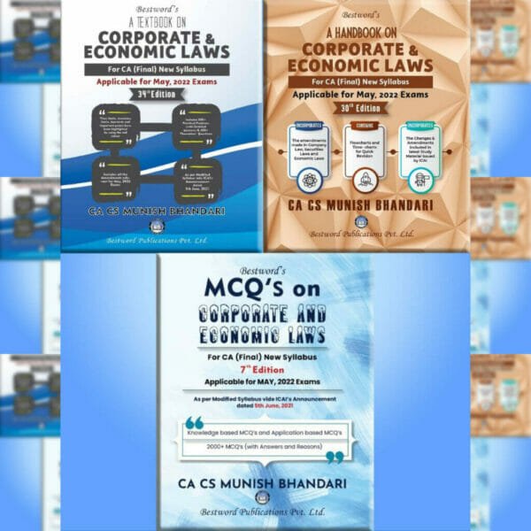CA Munish Bhandari Textbook Handbook MCQs Book Combo