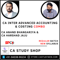 CA Inter Adv Acc Costing combo by CA Anand Bhangariya CA Harshad Jaju