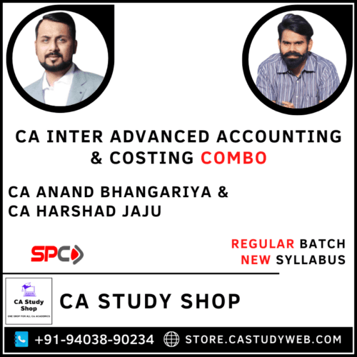 CA Inter Adv Acc Costing combo by CA Anand Bhangariya CA Harshad Jaju