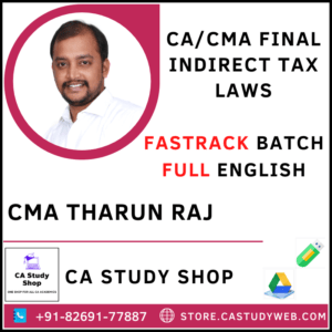 CMA Tharun Raj CA Final IDT Fastrack Class