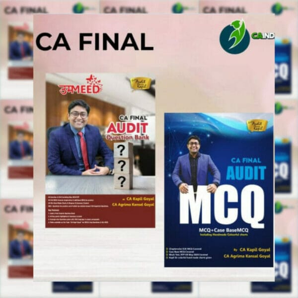 CA Final Audit Question Bank MCQs Book Combo by CA Kapil Goyal