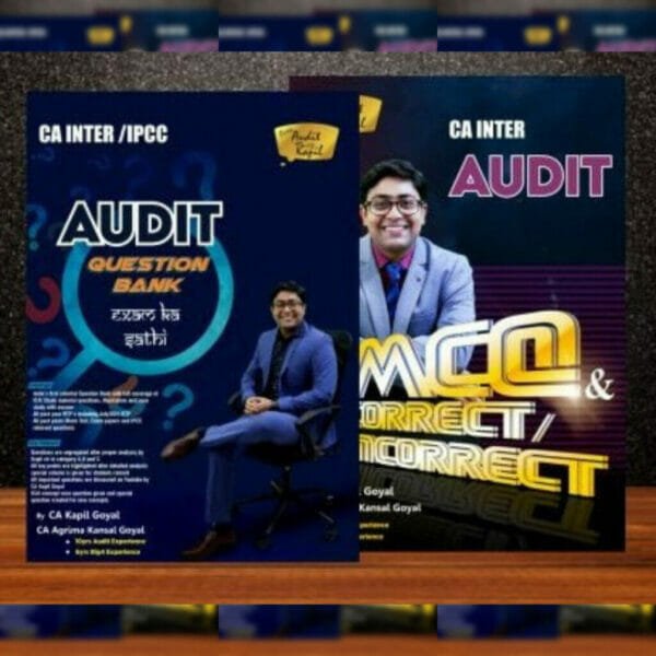 CA Inter Audit Question Bank MCQs Book Combo by CA Kapil Goyal