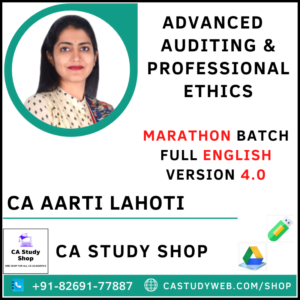 CA Aarti Lahoti Final Audit Marathon Full English