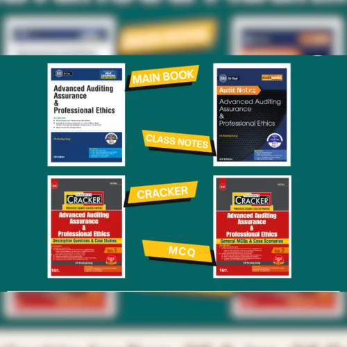 CA Pankaj Garg Final Audit Main Book Class Notes Cracker MCQs Book Combo