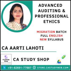 CA Aarti Lahoti Final New Syllabus Audit Migration Full English