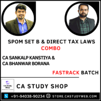CA Sankalp Kanstiya CA Bhanwar Borana SCPM DT Fastrack Combo