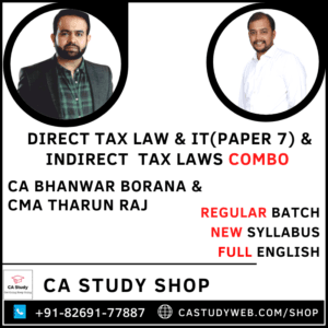 Final DT IDT Combo by CA Bhanwar Borana CMA Tharun Raj
