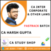 CA Harsh Gupta Pendrive Classes Inter Law Fastrack
