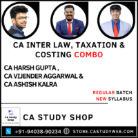 CA Harsh Gupta CA Vijender Aggarwal CA Ashish Kalra Law Taxation Costing Combo