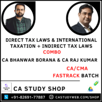 CA Final DT Fast Track and IDT Rapid Fire Combo By CA Bhanwar Borana and CA Rajkumar