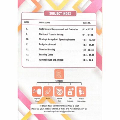 CA FINAL SCMPE (OPTIMISED 5.0 BOOK) BY CA SANKALP KANSTIYA