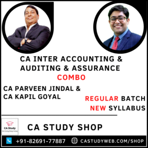 Inter Accounts Audit Combo by CA Parveen Jindal CA Kapil Goyal