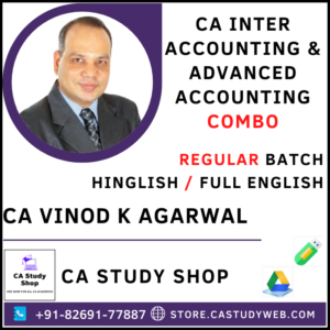 Inter Accounts and Advanced Accounts Combo by CA Vinod Kumar Agarwal
