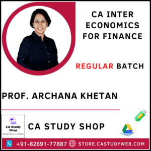 Prof Archana Khetan Pendrive Classes Inter Eco