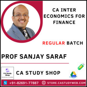 Sanjay Saraf Pendrive Classes Eco for Finance