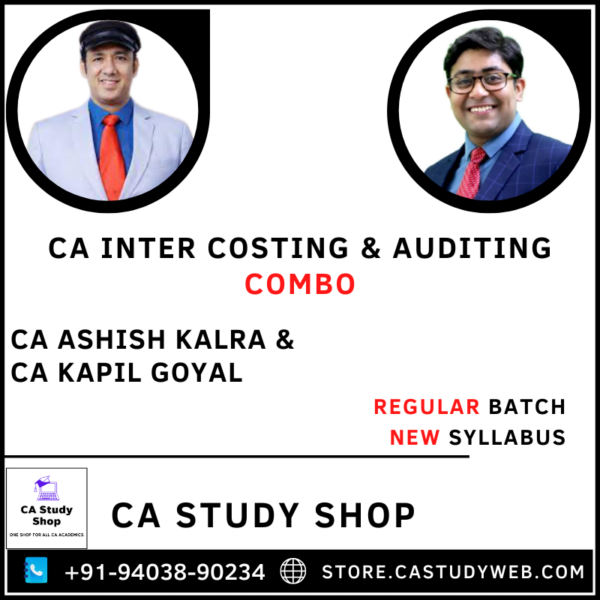 Auditing Costing Combo by CA Ashish Kalra CA Kapil Goyal