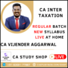 CA INTER TAXATION (INCOME TAX + GST) REGULAR [LIVE AT HOME] BY CA VIJENDER AGGARWAL