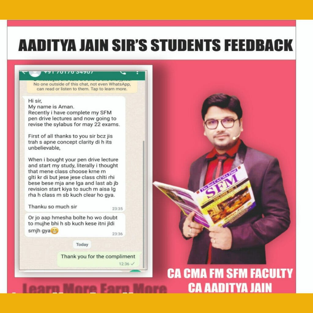 Aditya Jain SFM English 67