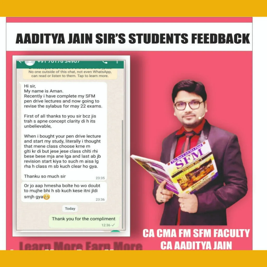 Aditya Jain SFM Pendrive Class 67