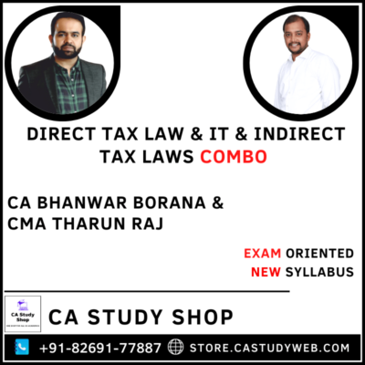 Final New Syllabus DT IDT Exam Oriented Combo by CA Bhanwar Borana CMA Tharun Raj