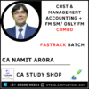 Inter Costing and FM SM Fastrack Combo by CA Namit Arora