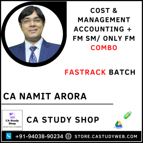 Inter Costing and FM SM Fastrack Combo by CA Namit Arora