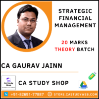 CA Gaurav Jain Pendrive Classes SFM Theory Batch