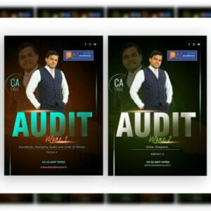 CA Final Audit Books by CA Amit Tated