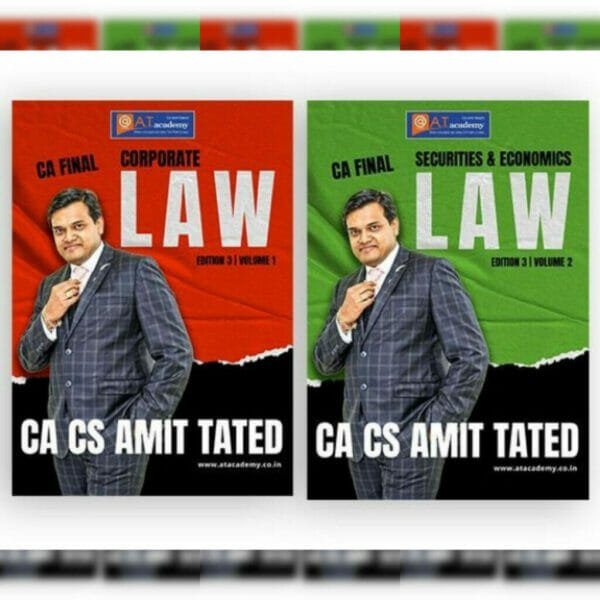 CA Final Law Books by CA Amit Tated