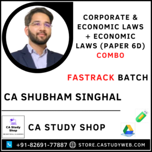 CA Final Fastrack Law Regular Elective Law Combo by CA Shubham Singhal