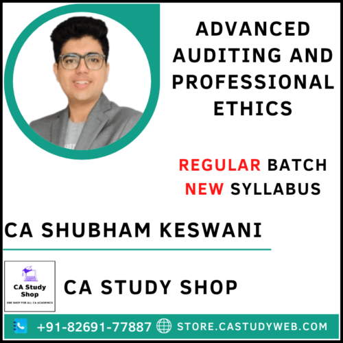 CA Shubham Keswani CA Final Audit Full Course