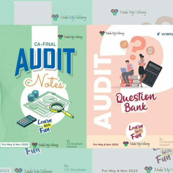 CA Final Combo Audit Notes and Question Bank New Syllabus By CA Shubham Keswani