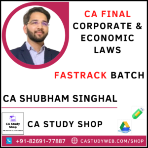 CA Shubham Singhal Fastrack CA Final Law