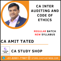 CA Amit Tated Inter New Syllabus Audit Regular