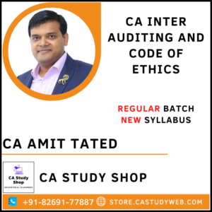 CA Amit Tated Inter New Syllabus Audit Regular