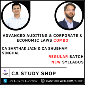 CA Final Auditing Law Combo by CA Sarhtak jain CA Shubham Singhal