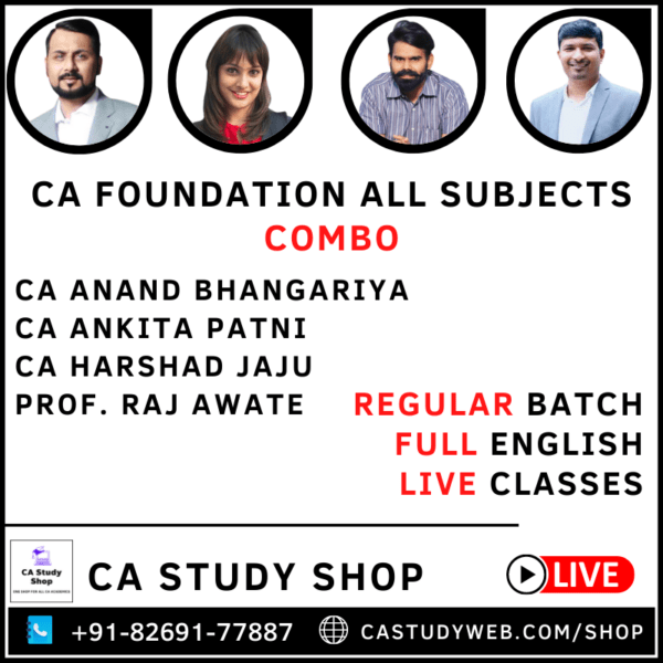 CA Foundation Live Batch Full English by SPC