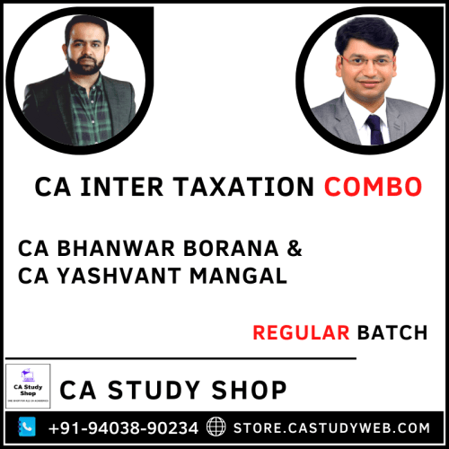 CA Bhanwar Borana CA Yashvant Magal CA Inter Taxation Combo