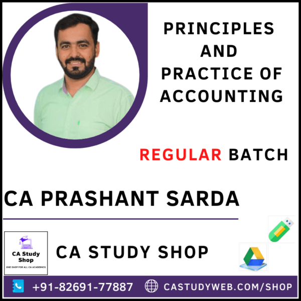 CA Prashant Sarda Pendrive Class Foundation Accounts