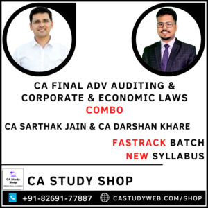 Final Audit Law Fastrack Combo Sarthak Jain Darshan Khare
