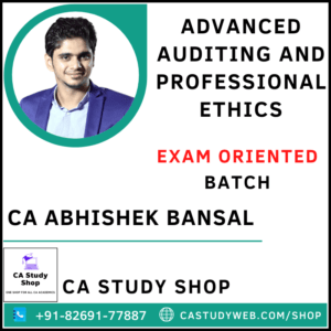 CA Abhishek Bansal Pendrive Classes Final Audit Exam Oriented